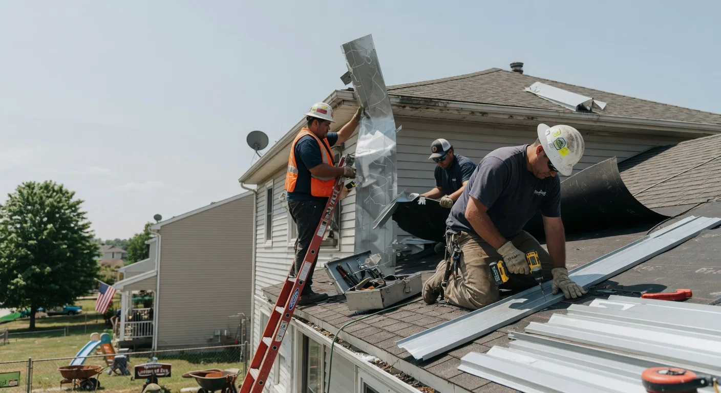 Metal Roof Repair in Amorita, OK